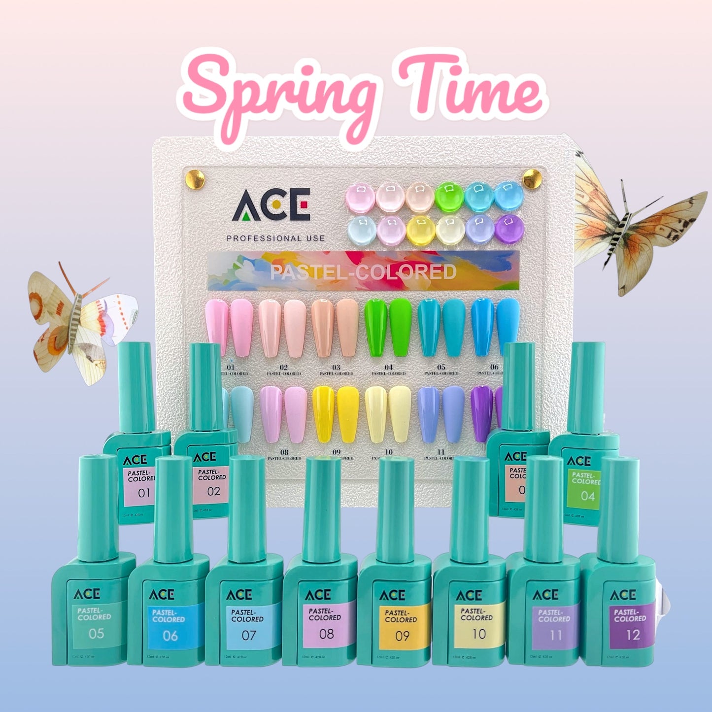 ACE Pastel Gel Polish (Spring Set)